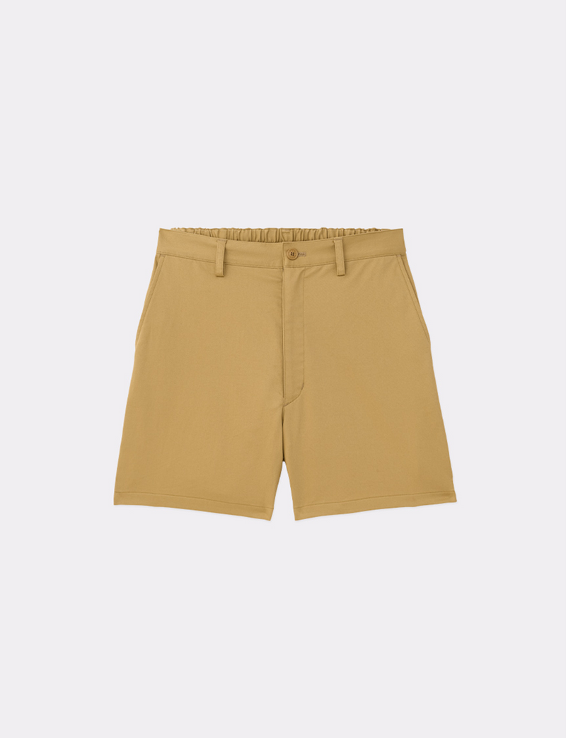 BACK LAYERED TWILL SHORTS