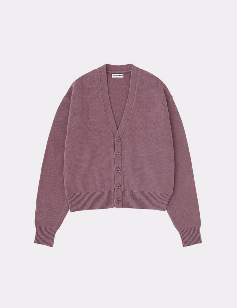 BASIC SHORT CARDIGAN