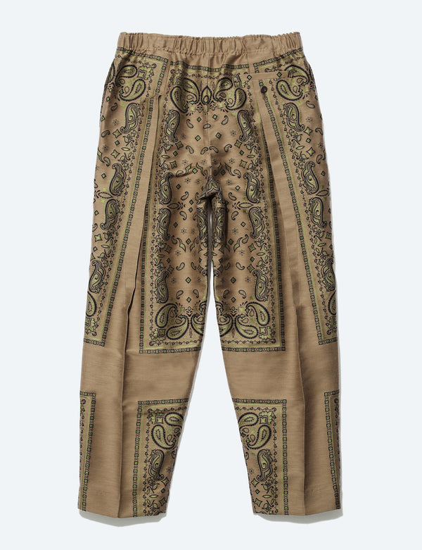 TOGA VIRILIS - PAISLEY JACQUARD PANTS - 2022AW