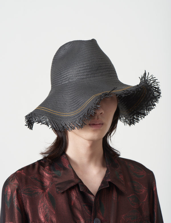 BED J.W . FORD - Paper Hat - Black | 2022SS (ベッドフォード ハット)