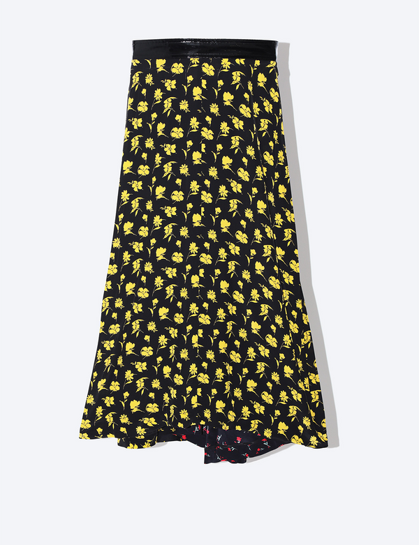 RAYON PRINT SKIRT