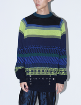 JACQUARD KNIT PULLOVER