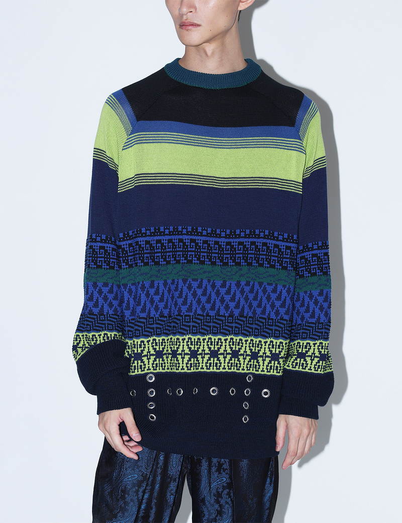 JACQUARD KNIT PULLOVER