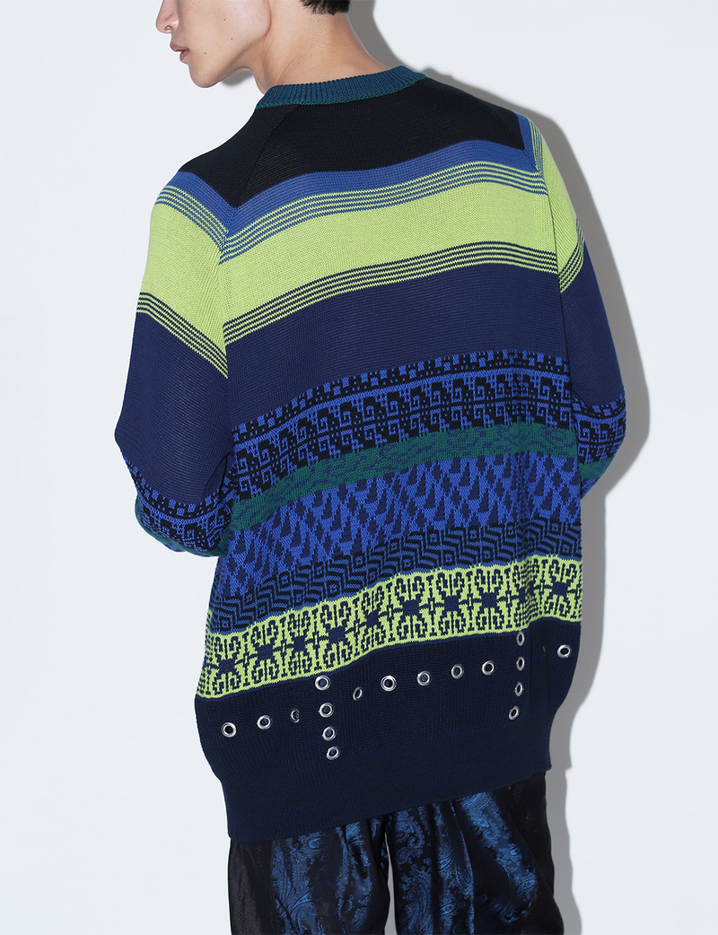 JACQUARD KNIT PULLOVER