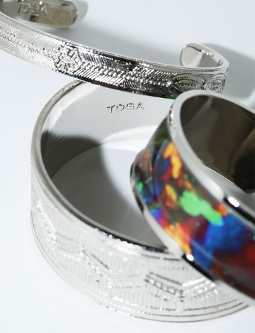 TOGA ARCHIVES - METAL BANGLE SET MARBLE – THE CONTEMPORARY FIX KYOTO