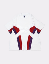 NYLON PATCHWORK TEE