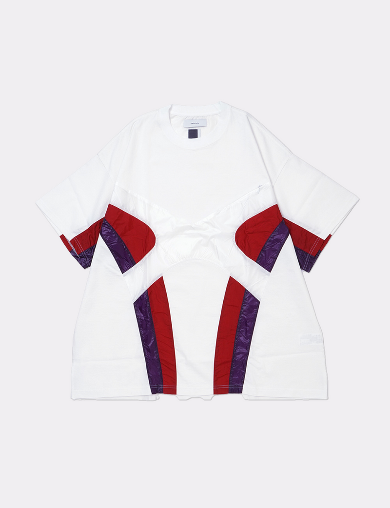 NYLON PATCHWORK TEE