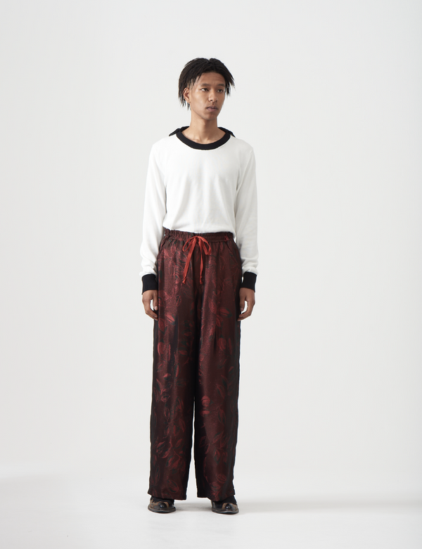 BED j.w. FORD(ベッドフォード) - Jacquard Wide Trousers ジャガードワイドトラウザー