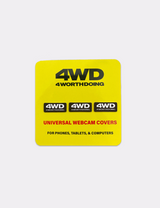 4WD MIND YOUR BUSINESS WEBCAM STICKER